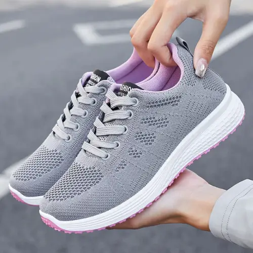 GSI Gischa 1346 NEW 2024 Sepatu Sneakers Rajut Wanita Casual Women Shoes Casual Sports Trendy 37-41