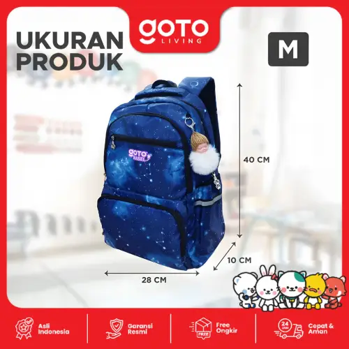 Goto Rasel Tas Sekolah Anak Perempuan Ransel TK SD Kids Bag Backpack